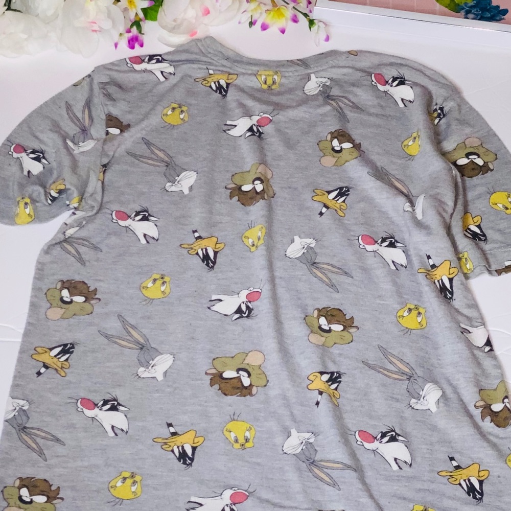 Looney Tunes 90s short sleeve shirt cartoon Top